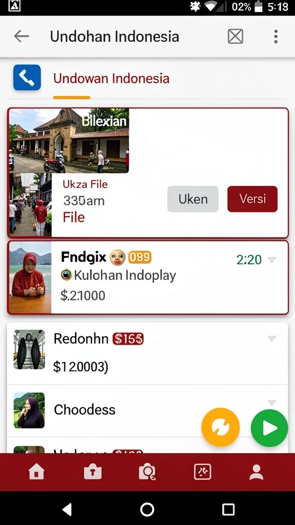 Tampilan awal aplikasi 678LUCK yang menarik.