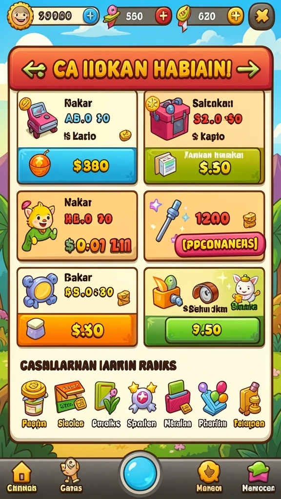 Tampilan antarmuka yang intuitif dan bersih.