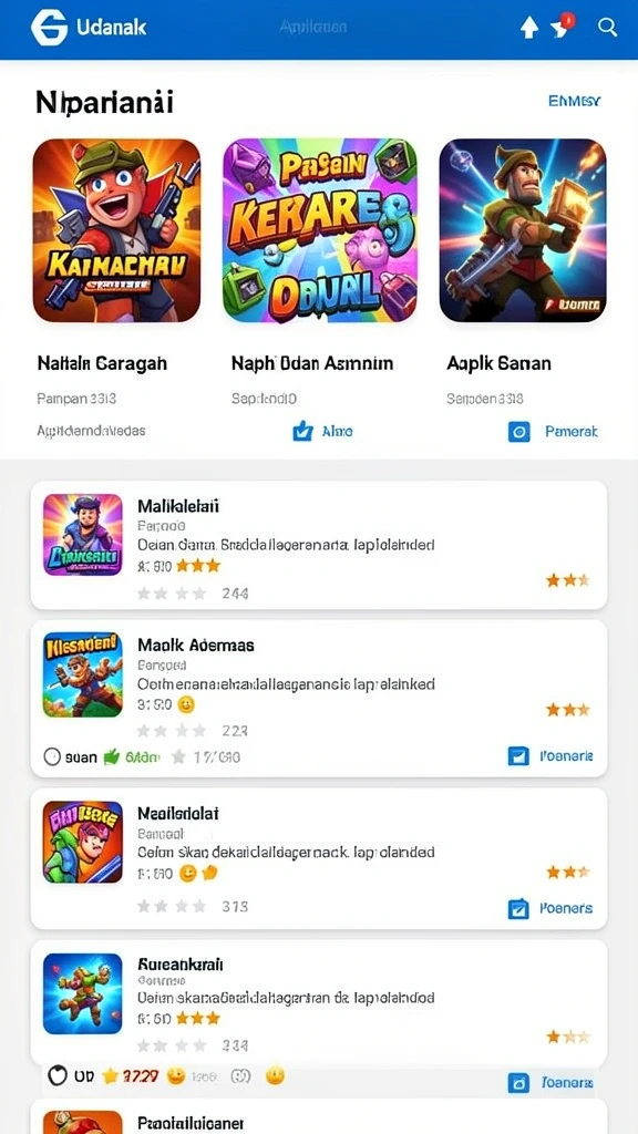 Tampilan antarmuka yang menarik dan mudah digunakan.