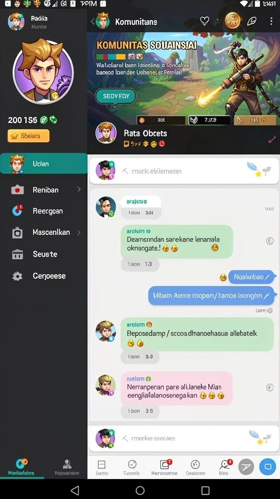 Karakter unik dengan kemampuan khusus.