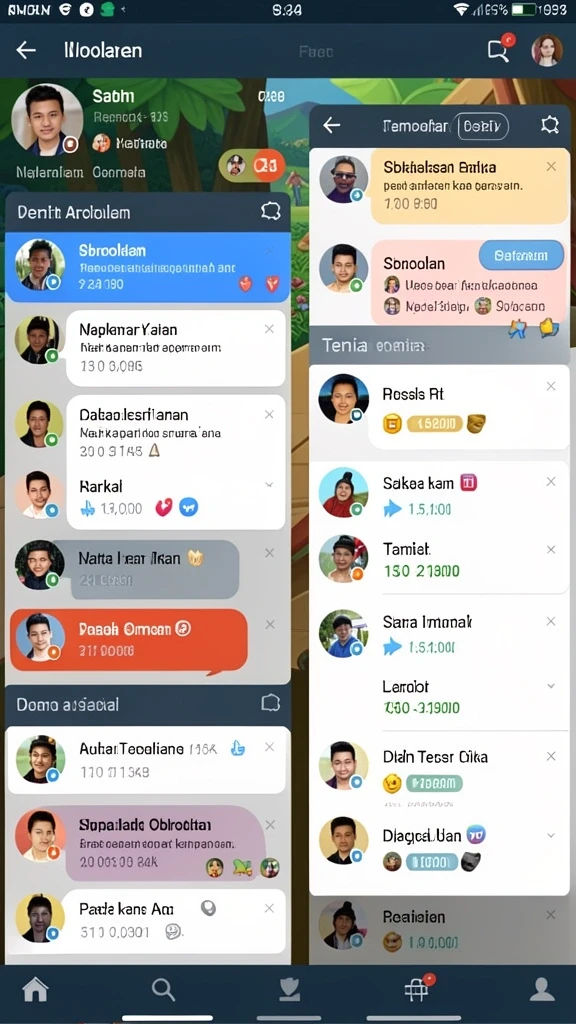 Fitur multiplayer yang mendebarkan dengan teman-teman.