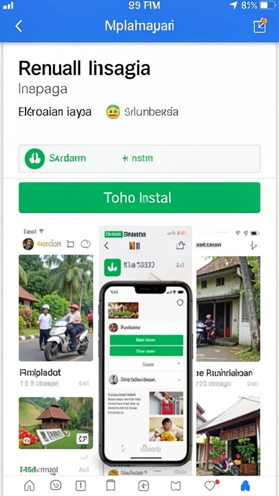 Menu pilihan yang intuitif dan mudah digunakan.