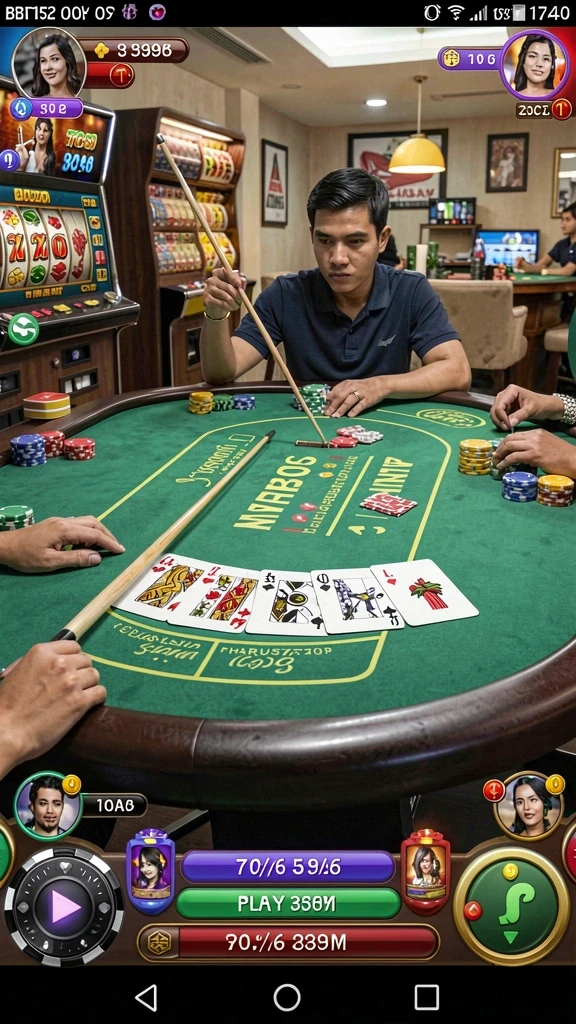 Fitur live chat untuk interaksi pemain.