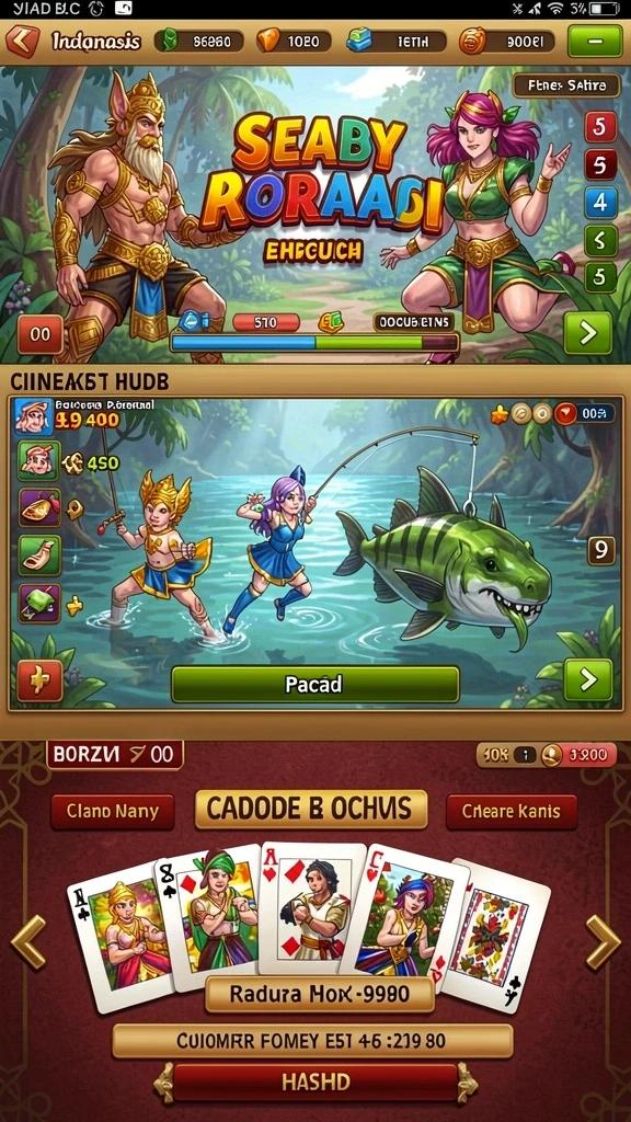 Tampilan utama aplikasi HOKIGAME yang menarik.