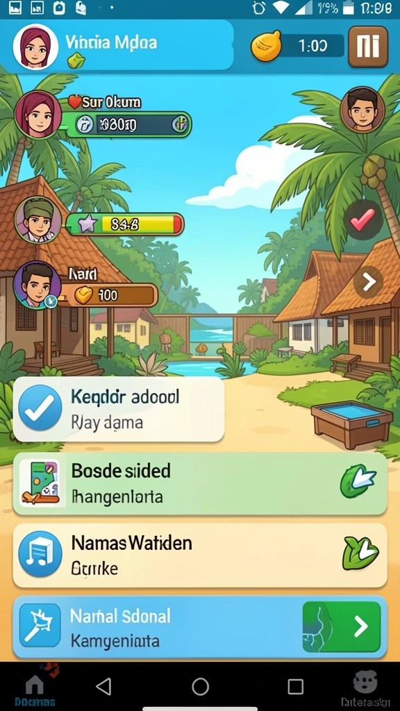 Screenshot menunjukkan tampilan grafis yang memukau dari HUGO77.