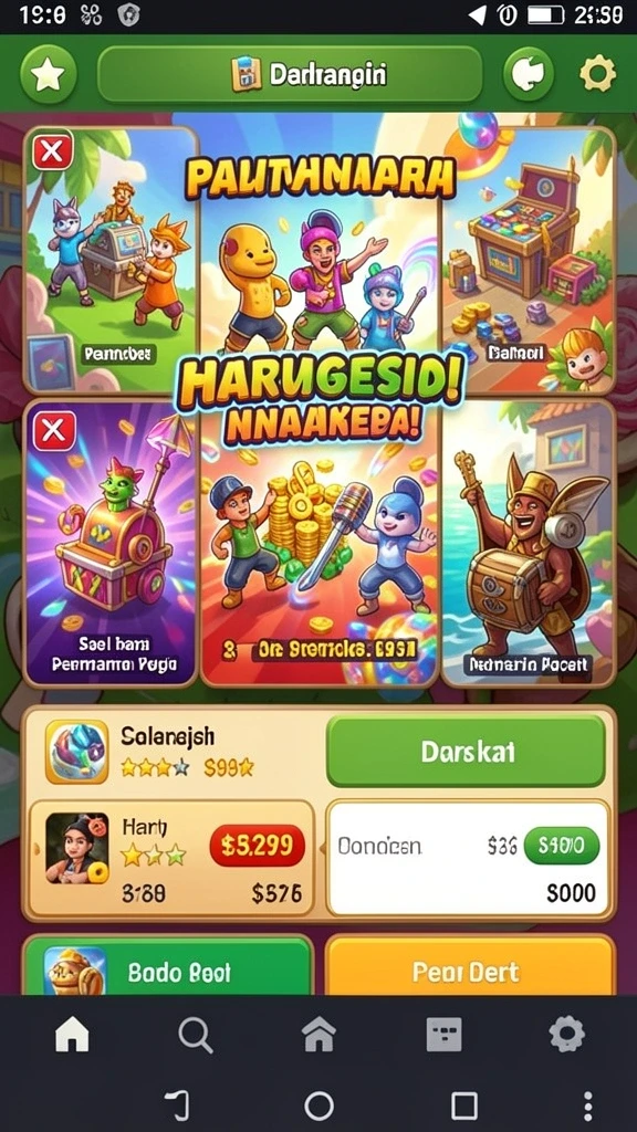 Gameplay seru dengan berbagai tantangan menarik di setiap level.