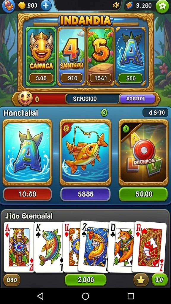 Dunia game yang luas dan penuh petualangan.