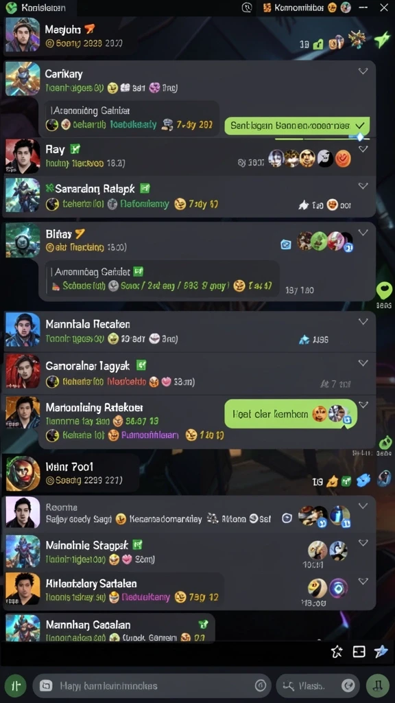 Fitur notifikasi hasil pengundian yang real-time.