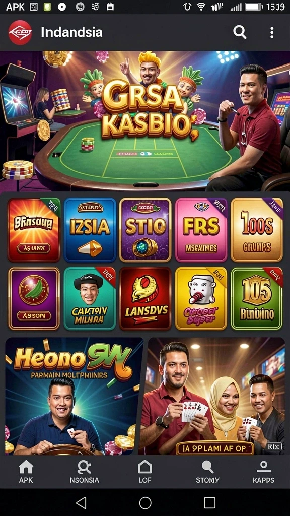 Tampilan karakter yang menarik dan detail.
