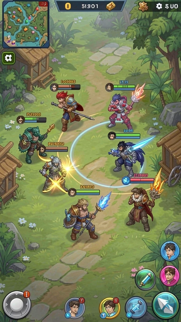 Karakter unik dengan kemampuan spesial dalam game.