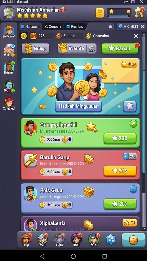 Banyak pilihan permainan kasino dan slot.