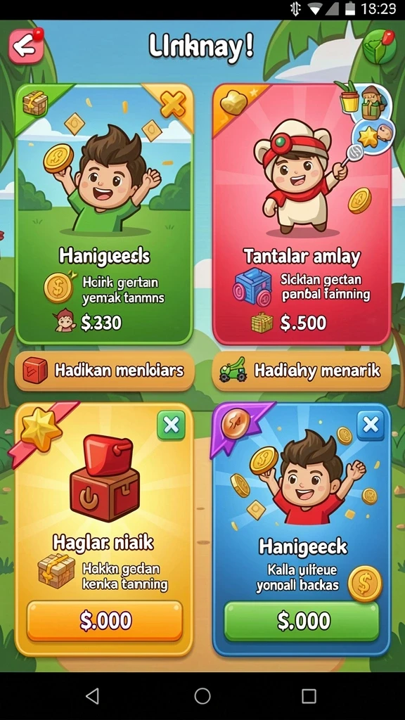 Tampilan antarmuka yang menarik dan intuitif.