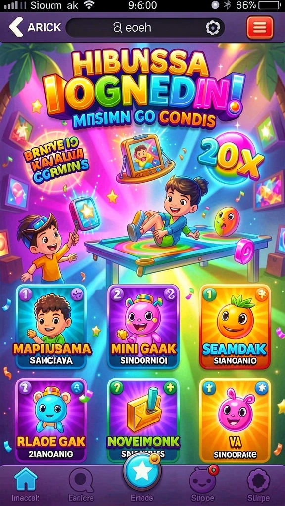 Tampilan awal yang menarik dan ramah pengguna.