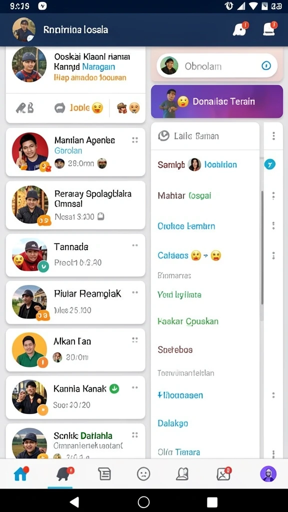 Tampilan antarmuka yang user-friendly dan intuitif.
