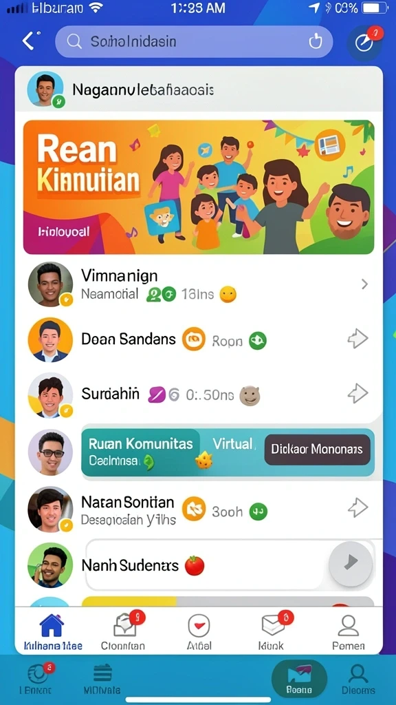 Interaksi antar karakter yang dinamis dan menarik.