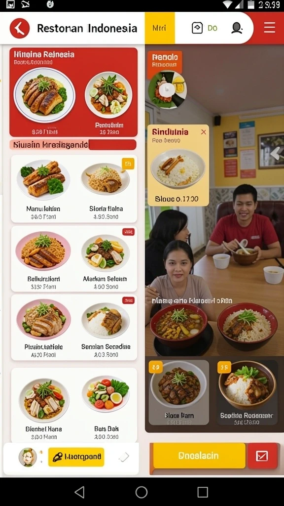 Visual yang memukau dan interaktif.
