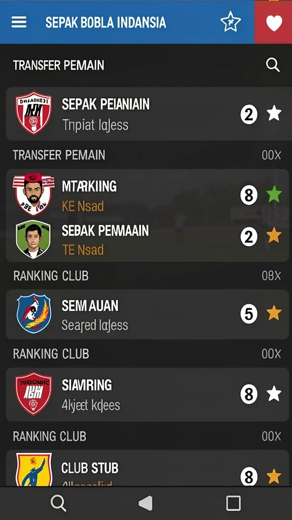 Tampilan antarmuka yang user-friendly.