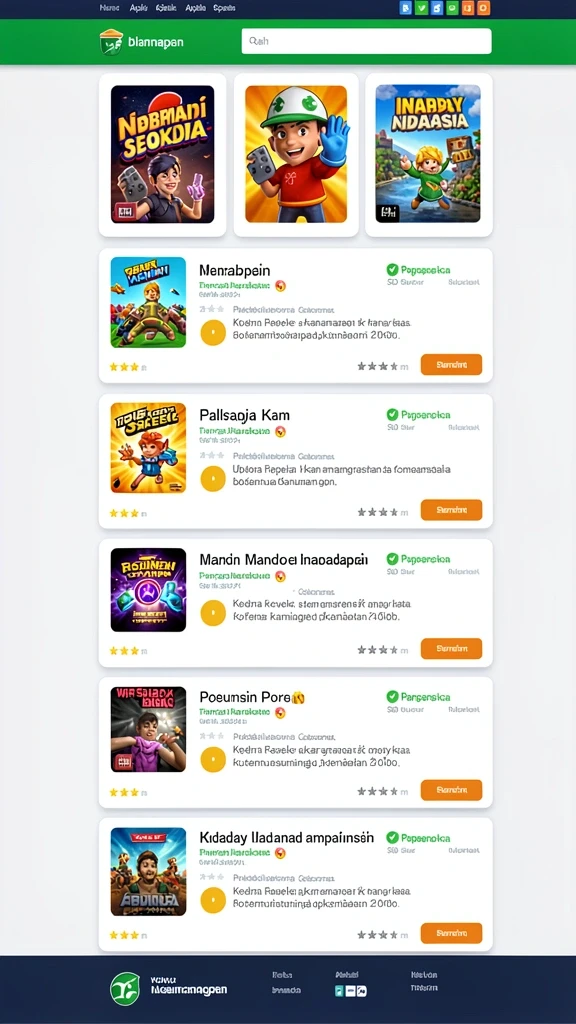 Fitur interaktif yang memungkinkan pemain bersaing secara sosial.
