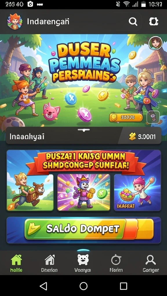 Berbagai karakter unik untuk dipilih dan dimainkan.