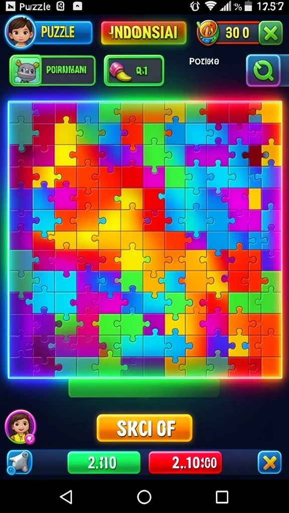 Tangkapan layar menampilkan grafik menakjubkan dalam permainan.