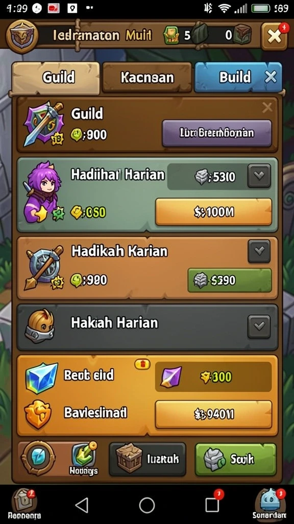 Tampilan antarmuka yang ramah pengguna.
