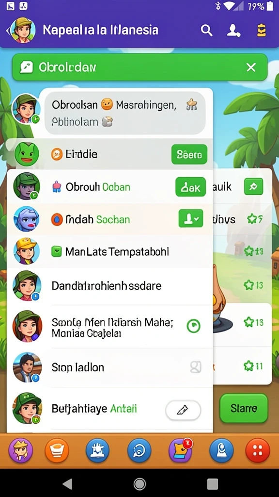Level penuh tantangan yang seru untuk dieksplor.