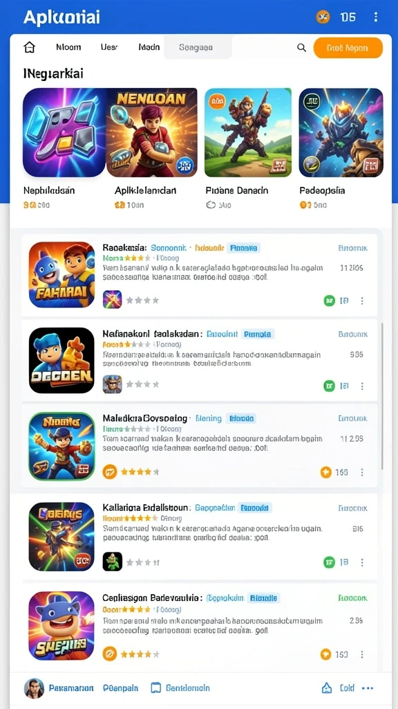 Berbagai karakter menarik dengan kemampuan unik.
