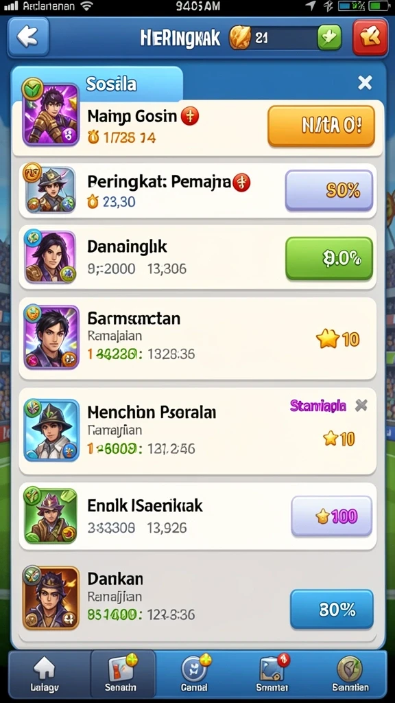 Bonus menarik yang menanti setiap pemain.